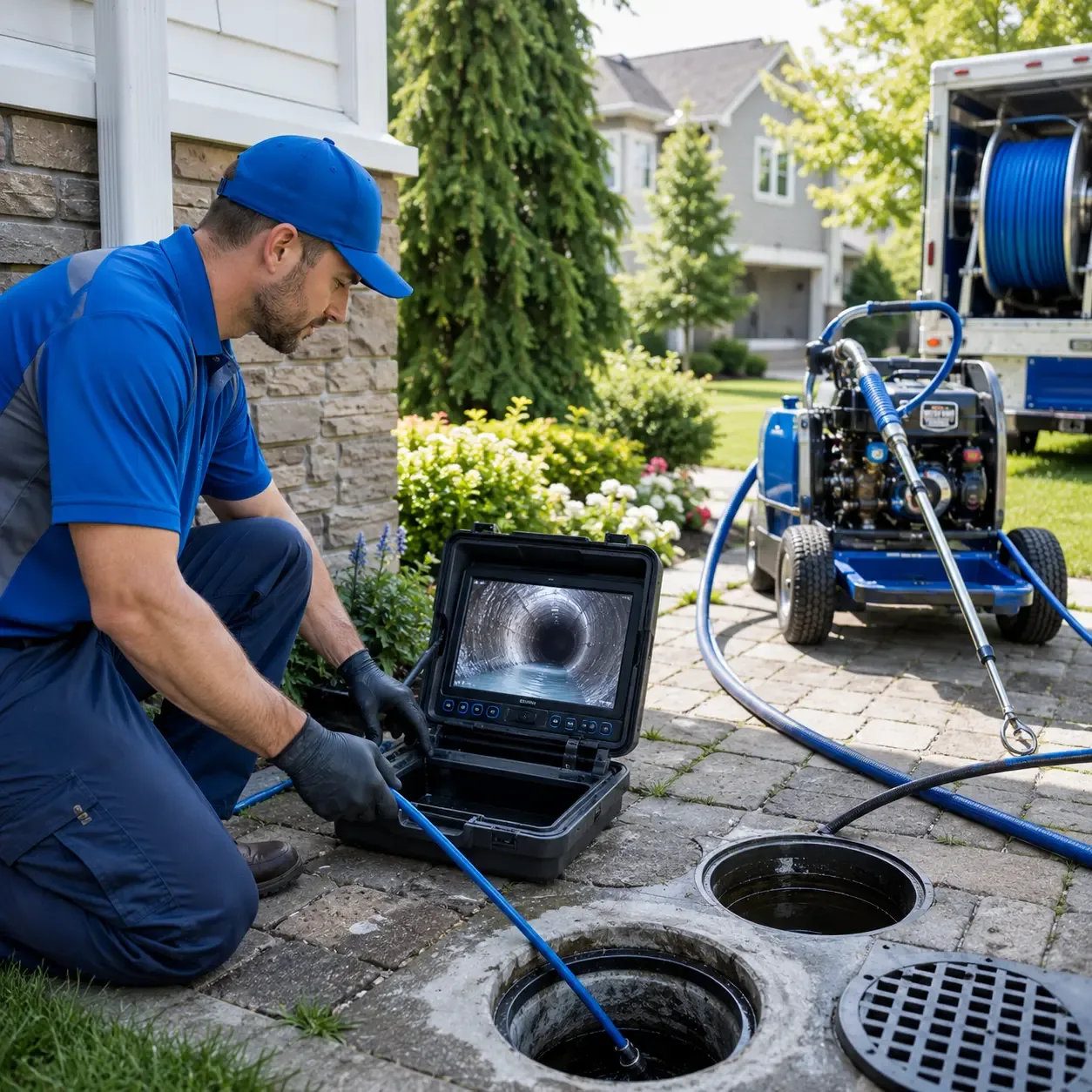 Outdoor drain cleaning professionals serving Amherst, OH