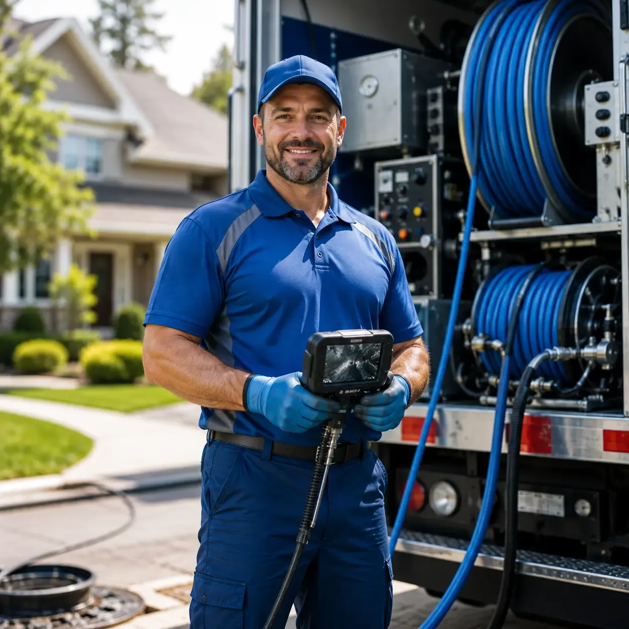 Local outdoor drain cleaning specialists in Amherst, OH